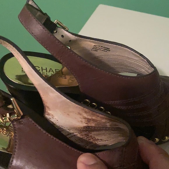 Michael Kors Wedge Shoes Size 6.5M ( Fits small) - Picture 7 of 15